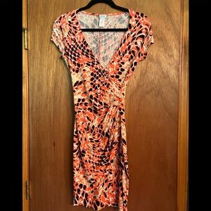 Cache Printed Dress Size Small